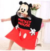 Cg Kids Mickey Desenli  Kapüşonlu Plaj ve Havuz Pançosu