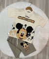 Cg Kids Mickey Mouse Mükemmel Baskı Kaliteli Erkek Çocuk Alt Üst Takım