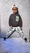 Cg Kids Milo Zebra Desenli Erkek Çocuk 3 iplik Alt Üst Takım Süper Kalite Kumaş