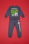 Cg Kids Minecraft Erkek Çocuk 2 İplik Alt Üst Takım Süper Kalite Kumaş Eşofman Detay
