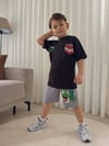 Cg Kids Minecraft Erkek Çocuk 2 İplik Tshirt & Şort Alt Üst Takım Süper Kalite Sırt Baskı Detaylı