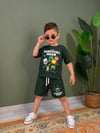 Cg Kids Minecraft Erkek Çocuk Tshirt & Şort Alt Üst Takım Süper Kalite