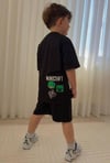 Cg Kids Minecraft Erkek Çocuk Tshirt & Şort Alt Üst Takım Süper Kalite Arka Etek Baskı Detay
