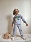 Cg Kids Minecraft Gri Erkek Çocuk 2 Iplik Alt Üst Takım Süper Kalite Kumaş