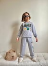 Cg Kids Minecraft Gri Erkek Çocuk 2 Iplik Alt Üst Takım Süper Kalite Kumaş