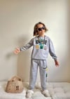 Cg Kids Minecraft Gri Erkek Çocuk 2 Iplik Alt Üst Takım Süper Kalite Kumaş