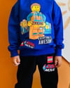 Cg Kids Minecraft Lego Mavi Erkek Çocuk 2 iplik Alt Üst Takım Süper Kalite Baskı Kumaş