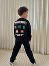 Cg Kids Minecraft Siyah Sırt Baskılı Detay Erkek Çocuk 2 iplik Alt Üst Takım Süper Kalite