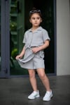 Cg Kids Müslin Şort Etek Kız Çocuk Alt Üst Takım