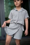 Cg Kids Müslin Şort Etek Kız Çocuk Alt Üst Takım