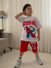 Cg Kids Örümcek Adam Erkek Çocuk Alt Üst Takım Süper Kalite Sırt Baskı Detay 62