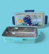 Cg Kids Paslanmaz Çelik Yemek Saklama ve Taşıma Kabı Turkuaz 530 ml P-1445
