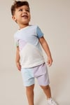 Cg Kids Renkli Çizgiler Erkek Çocuk Alt Üst Takım