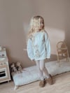 Cg Kids Sevimli Kedi Baskılı Alt Fitilli Tayt 2 İplik Kız Çocuk Alt Üst Takım
