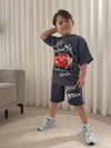 Cg Kids Şimşek Mcqueen Cars Arabalar Erkek Çocuk Tshirt&Şort Alt Üst Takım