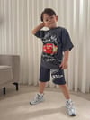 Cg Kids Şimşek Mcqueen Cars Arabalar Erkek Çocuk Tshirt&Şort Alt Üst Takım