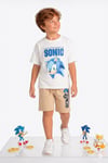 Cg Kids Sonic Erkek Çocuk Tshirt & Şort Alt Üst Takım Süper Kalite