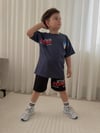 Cg Kids Sonic Erkek Çocuk Tshirt & Şort Alt Üst Takım Süper Kalite Sırt Baskı Detay