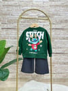 Cg Kids Stitch Noel Temalı Kız Eşofman Takim
