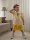 Cg Kids Transformers Bumblebee Baskılı Erkek Çocuk Tshirt&Şort Alt Üst Takım Süper Kalite