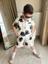 Cg Kids Yaprak Desenli Ince Lacoste Kumaş Erkek Çocuk Alt Üst Takım