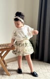 Cg Kids Yeşil Çiçek Işlemeli Balon Etekli Kız Çocuk Alt Üst Takım