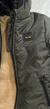 Cg Kids Zümrüt Yeşil Yandan Fermuar Cepli içi kürklü Unisex Mont