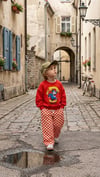 Go Bananas Baskılı Sweatshirt Muz Desenli Eşofman Kız & Erkek Çocuk 3İp Alt Üst Takım