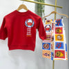 Good Food Good Mood Baskılı Yengeç ve Balık Desenli 3 İplik Sweatshirt & Eşofman Altı UnisexTakım