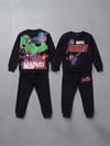 Karakter Desenli Sırt Baskı Detaylı 2 İplik Erkek Çocuk Sweatshirt & Eşofman Alt Üst Takım