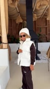 Şişme Yelek Unisex Krem - Mevsimlik Kışlık Şişme Yelek
