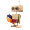 Kitap Okuyan Robot (Mor)