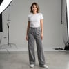 Beli Lastikli Füme Jeans Pantolon 