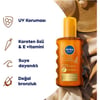 Nivea Sun Karoten Özlü Yoğun Bronzlaştırıcı Güneş Yağ Sprey Vitamini,Doğal Bronzluk 200 ml