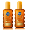 Nivea Sun Karoten Özlü Yoğun Bronzlaştırıcı Güneş Yağ Sprey Vitamini,Doğal Bronzluk 200 ml x 2 Adet