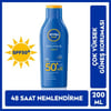 Nivea Sun SPF50+ Güneş Koruyucu ve 48 Nemlendirici Güneş Losyonu 200 ml