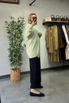 Tığ Triko Rayon Tunik Mint