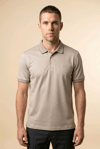 Erkek Polo Yaka Bej T-Shirt