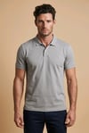 Erkek Polo Yaka Taş rengi T-Shirt