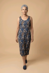 Kadın Kalın askılı Omuz halka detaylı Viskon Elbise