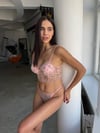 A 110 PEMBE ÇITIR BRODE DESTEKLİ BÜSTİYER TAKIMI