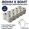 Yazarkasa / Termal Adisyon Fişi Pos Rulosu 80 MM x 80 MT 10 Adet