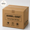 Yazarkasa /Termal Adisyon Fişi Pos Rulosu 80 MM x 80 MT 120 Adet - 1 Koli