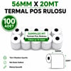 Yazarkasa / Termal Pos Rulosu 56 MM x 20 MT 100 Adet