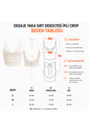 DEGAJE YAKA SIRT DETAYLI CROP