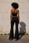 İp Askılı Bluz Wide Leg Pantolon İkili Takım