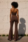 İp Askılı Bluz Wide Leg Pantolon İkili Takım