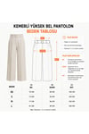 KEMERLİ YÜKSEK BEL PANTOLON