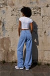 Yüksek Bel Basic Baggy Jean