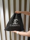 CHANEL Deri Tasarım Cüzdanlı Paslanmaz Çelik Aksesuarlı Çanta